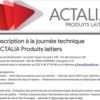 journée technique actalia produits laitiers 2021