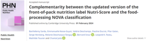 NOVA NUTRI-SCORE